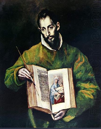 Lukas als Maler, El Greco